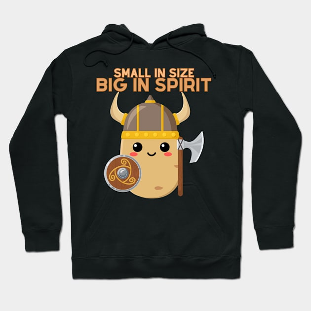 Viking Potato [B] Hoodie by Zero Pixel